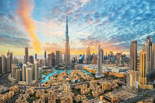 arriving in dubai